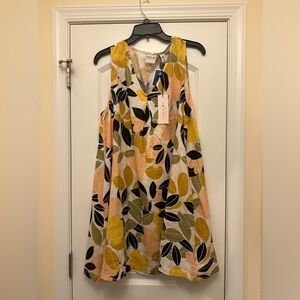 Rachel Zoe Floral Linen Dress